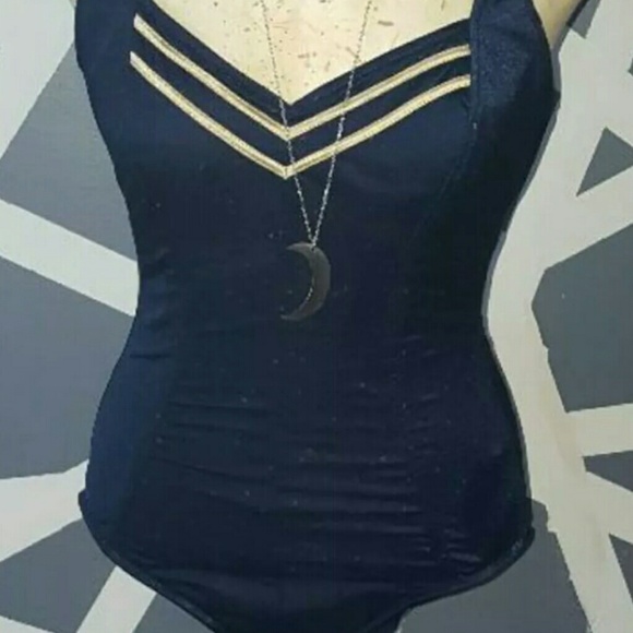 Vinatge Americana one piece swimsuit size 10 - Picture 3 of 3